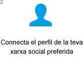 Connecta el perfil de la teva xarxa social preferida